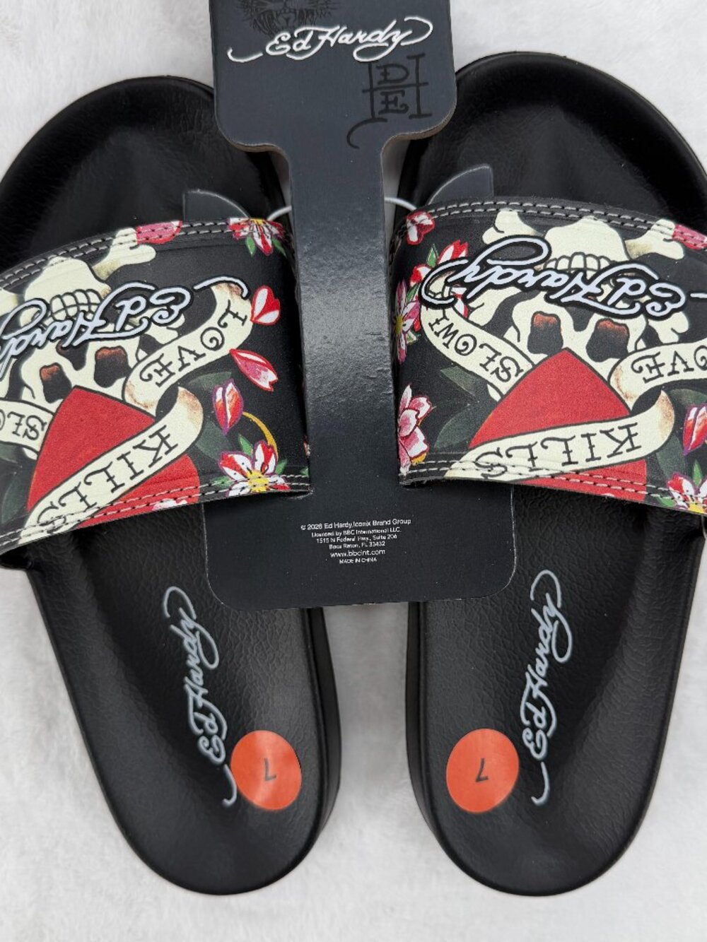 Ed Hardy Sandals (Size 7)